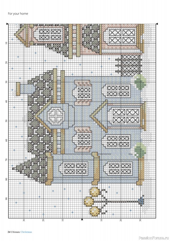 Коллекция вышивки в журнале «Ultimate CrossStitch - Christmas 2025»