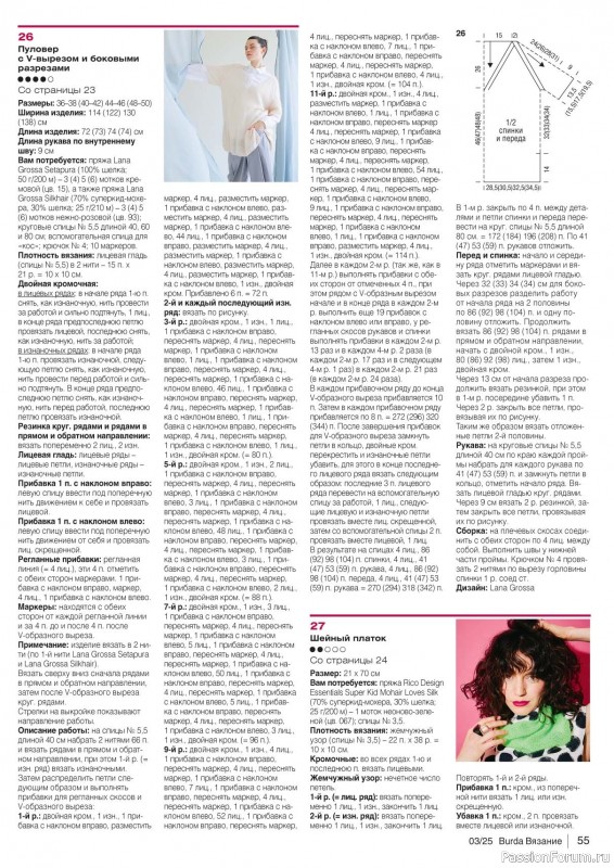 Вязаные модели в журнале «B-Вязание №3 2025»