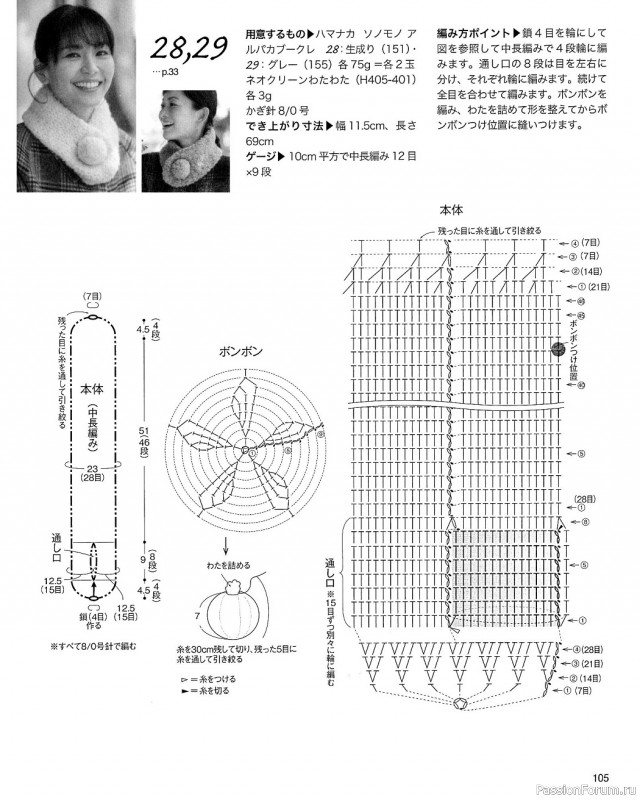 Вязаные модели в журнале «Let's Knit Series NV80679 2021»