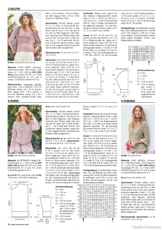 Вязаные модели в журнале «Verena Stricktrends №2 2026»