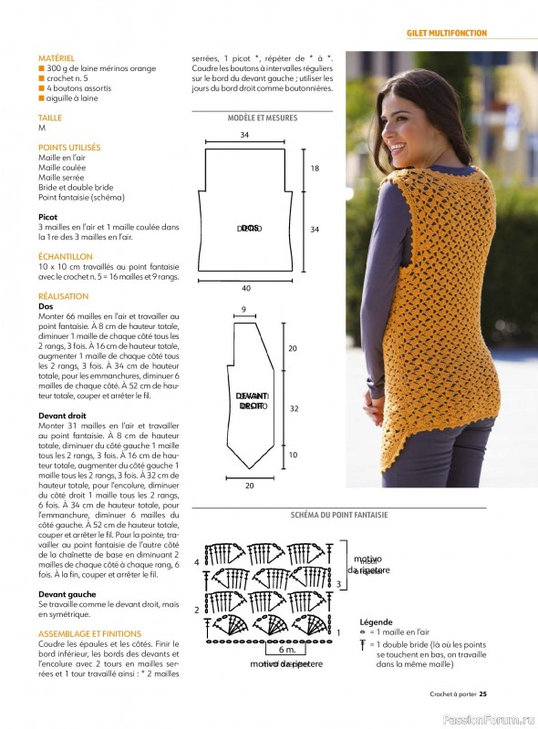 Вязаные проекты крючком в журнале «Crochet a porter - Novembre 2025-Janvier 2026»