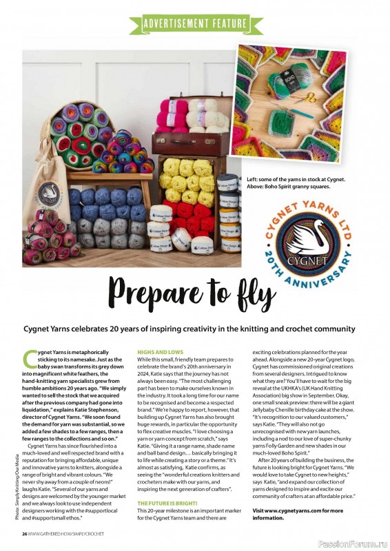Вязаные проекты крючком в журнале «Simply Crochet №153 2024»