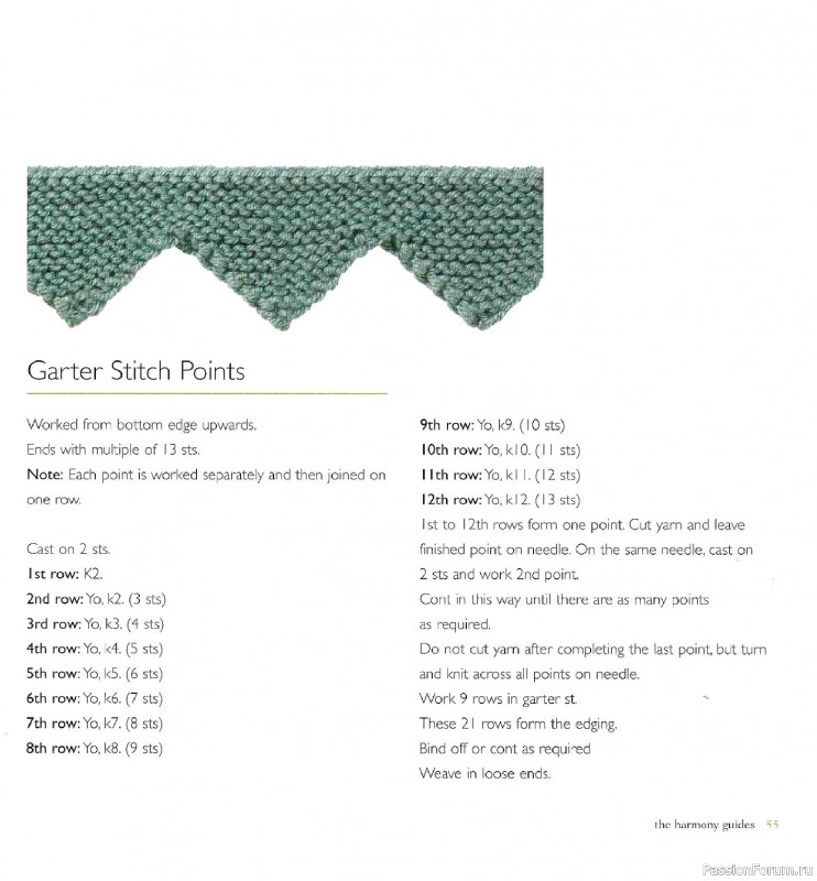 Вязаные проекты в книге &laquo;Knit Edgings & Trims 150 Stitches&raquo;.