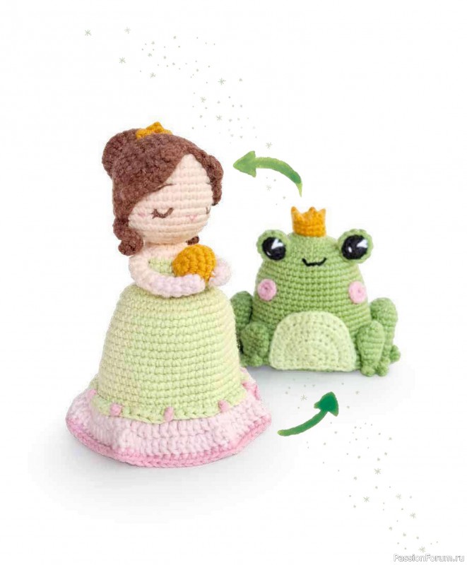 Вязаные проекты в книге «Reversible Amigurumi»