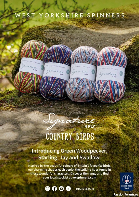 Вязаные проекты в журнале «Simply Knitting №241 2023»