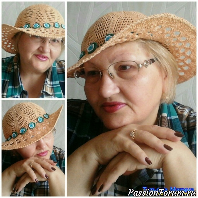 Связала первую шляпку Связала первую шляпку