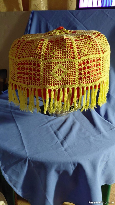 абажур крючком