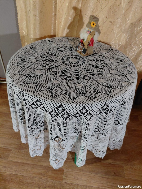 Скатерть крючком