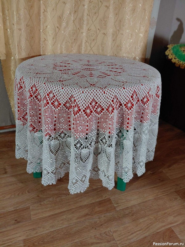 Скатерть крючком