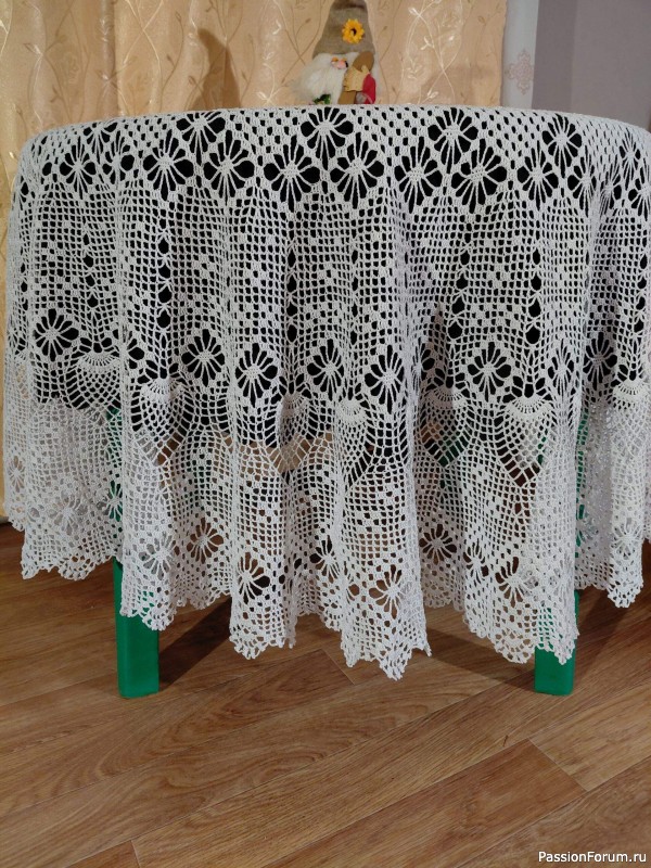 Скатерть крючком