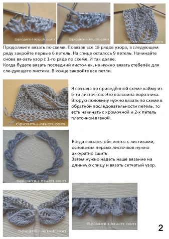 КАЙМА спицами (из ИНТЕРНЕТА)