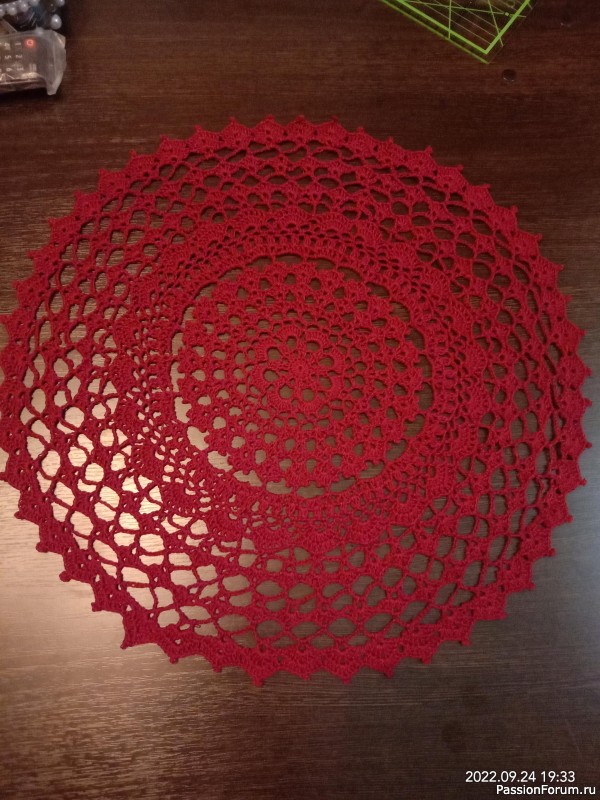 Плед крючком .