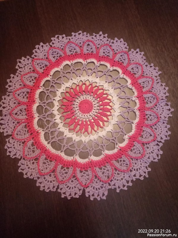 Плед крючком .