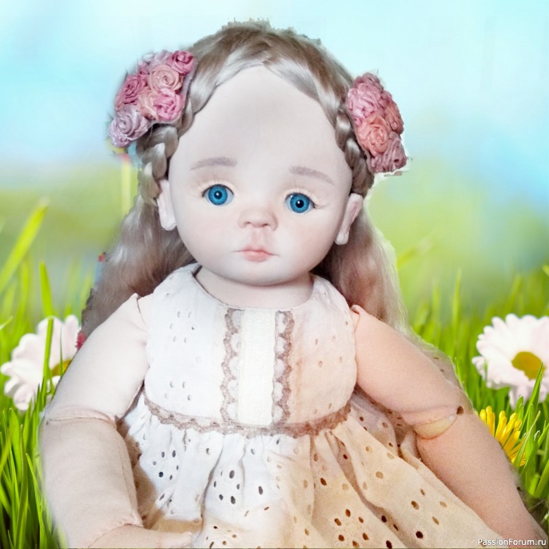 Коллекционная кукла ручной работы Юленька