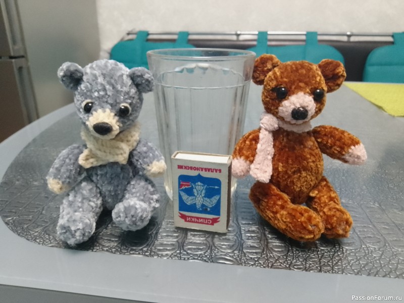 Мишки-малышки спицами