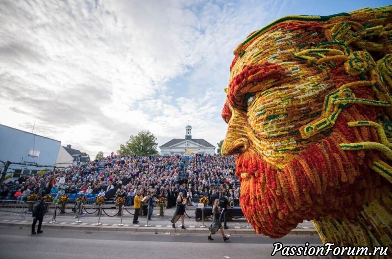 Парад цветов посвящённый 162 летию со дня рождения Vincent van Gogh