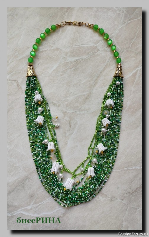 ​Колье "Весна".