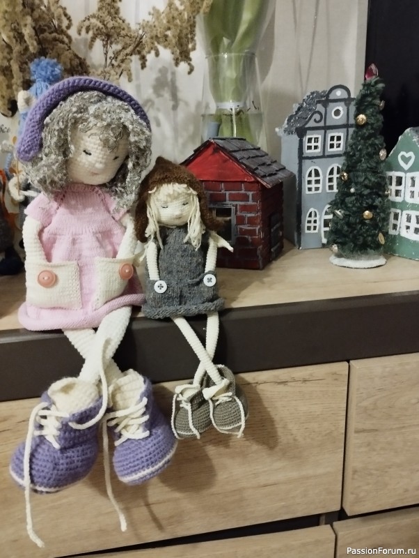 Игрушки крючком. Куклы