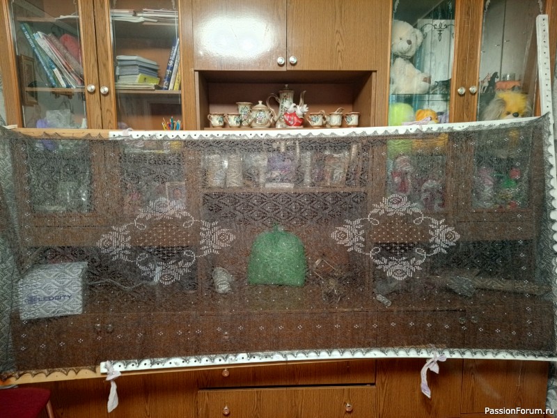 Пуховый палантин