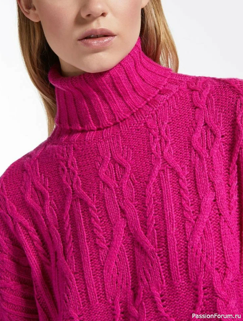 Узор свитера от MAX MARA Узор свитера от MAX MARA