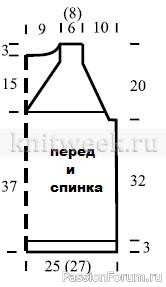 Топ узором ажурные глазки