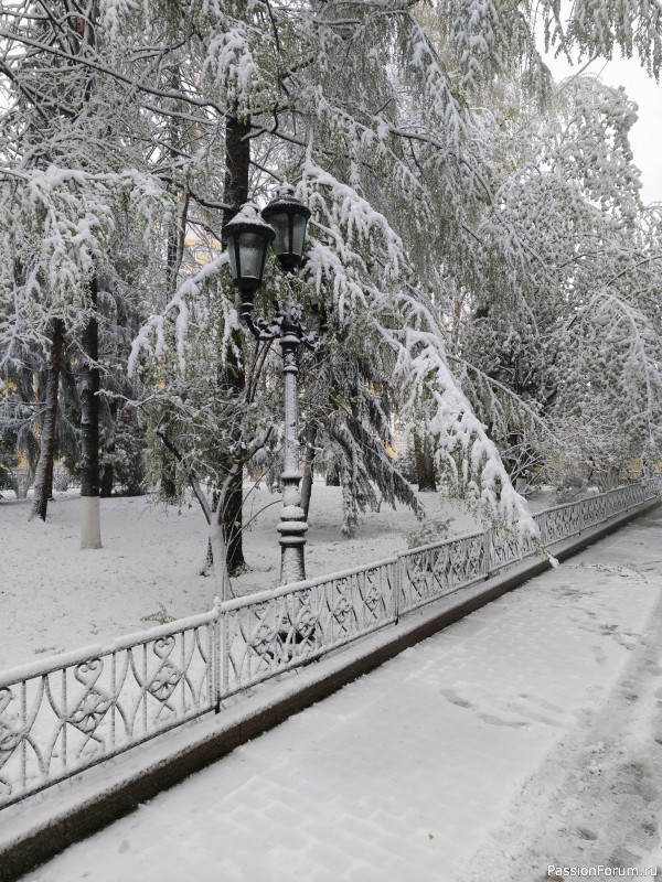 В Москве опять случился снегопад