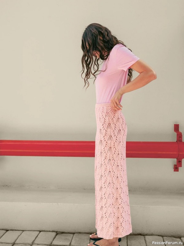 Летняя юбка Sandnes Garn