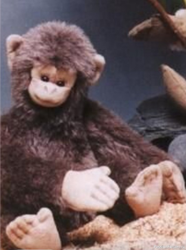 Обезьянка Бэлла, выкройка.