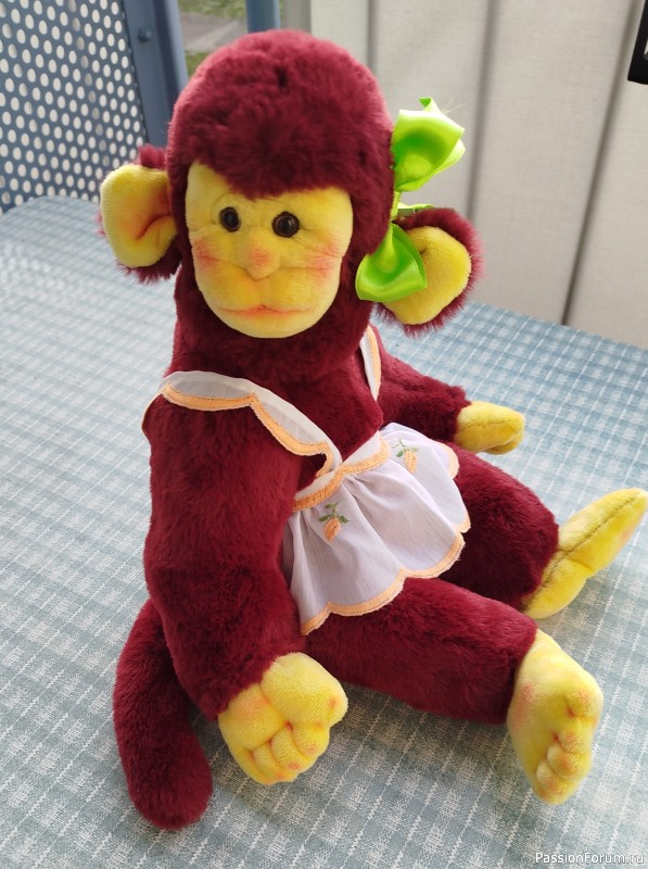 Обезьянка Бэлла, выкройка.