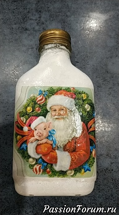Праздничная, подарочная бутылочка