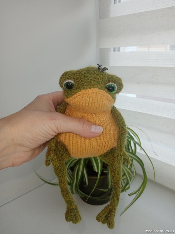 Вязаные жабки