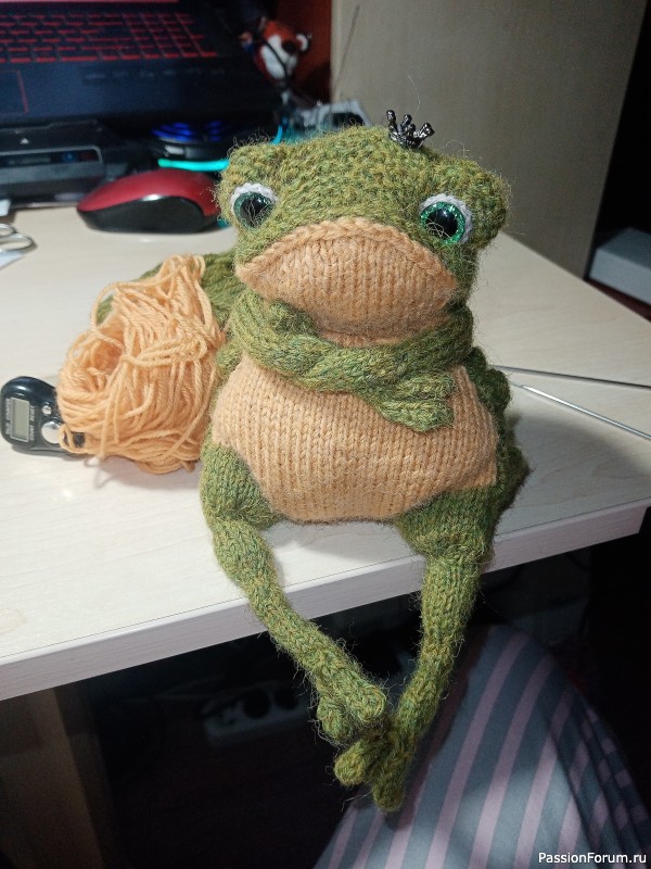 Вязаные жабки