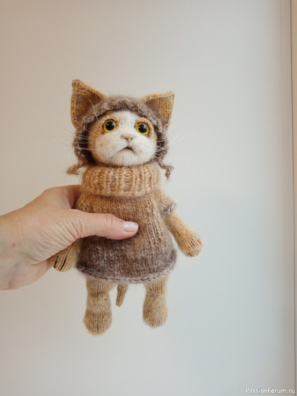 Вязаный котик