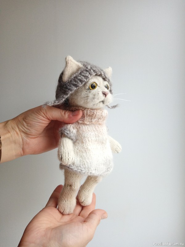 Котейка спицами