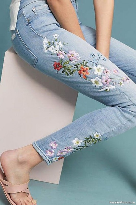 Рваные джинсы уже не в моде. Идеи для вдохновения.