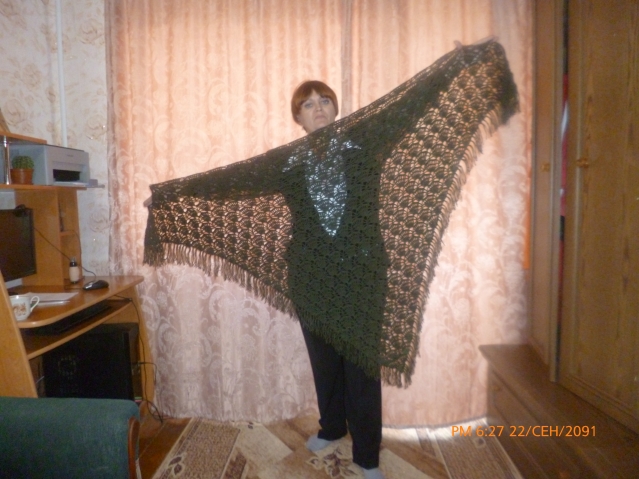 Шаль Горячий шоколад