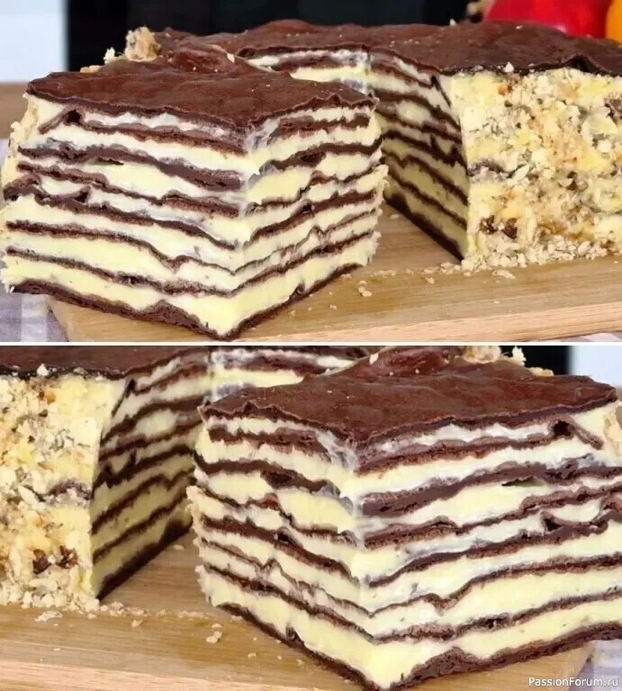Заварной торт &laquo;Карпатка&raquo;.