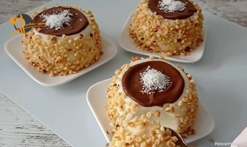 Десерт «Зимние шапки»