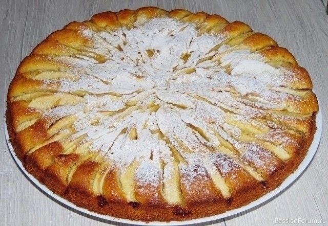 Пирог "Яблоки на снегу" Пирог "Яблоки на снегу"