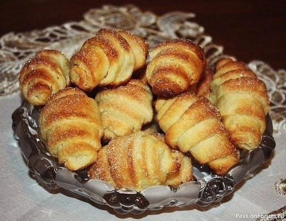 Творожные рогалики
