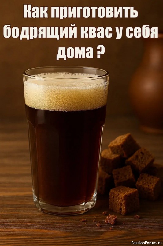 Домашний квас: вкус детства в каждой кружке!