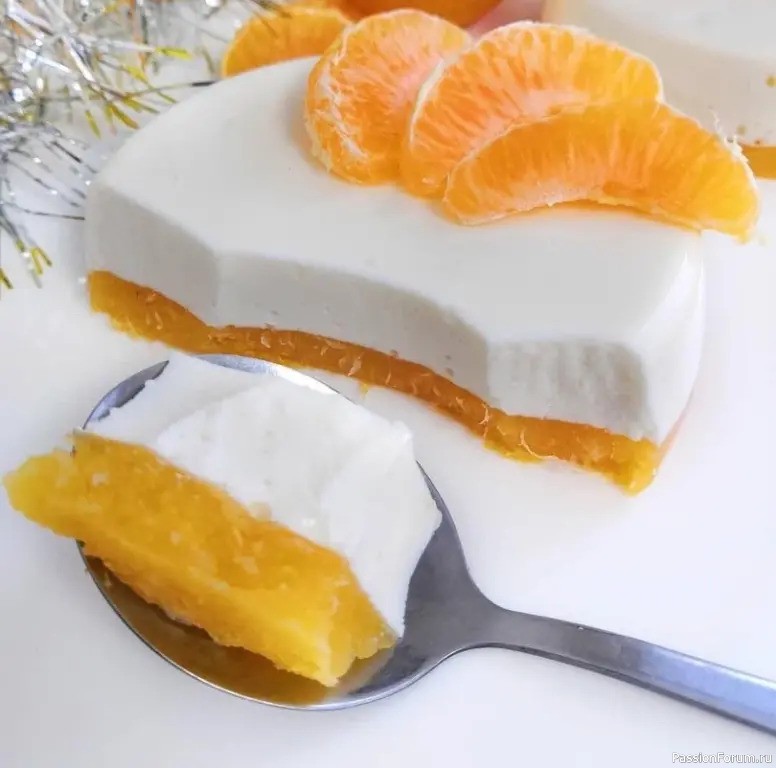 Творожно-мандариновое суфле