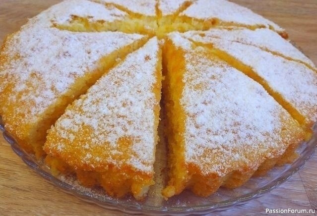 Манник с молочной заливкой