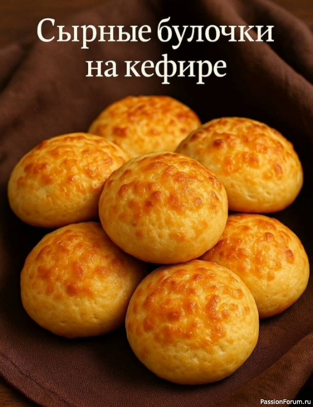 Готовим сырные булочки на кефире