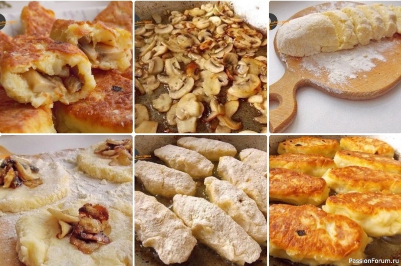 ​Картофельные зразы с грибной начинкой
