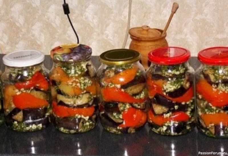 Готовим баклажаны с перцем