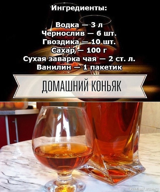 Скоро Новый Год... Домашний коньяк «Фирменный»