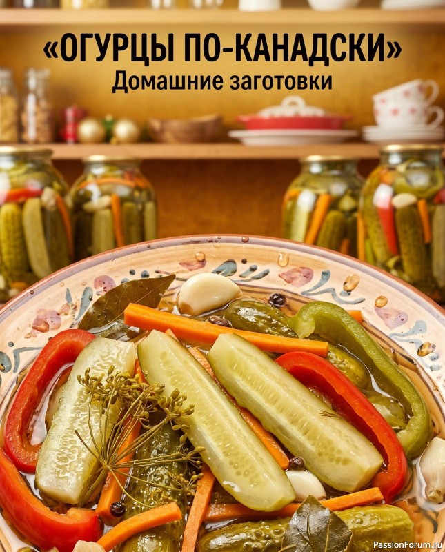 Готовим "Огурцы по-канадски"