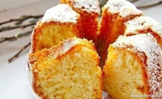 Бесподобный кекс на кефире