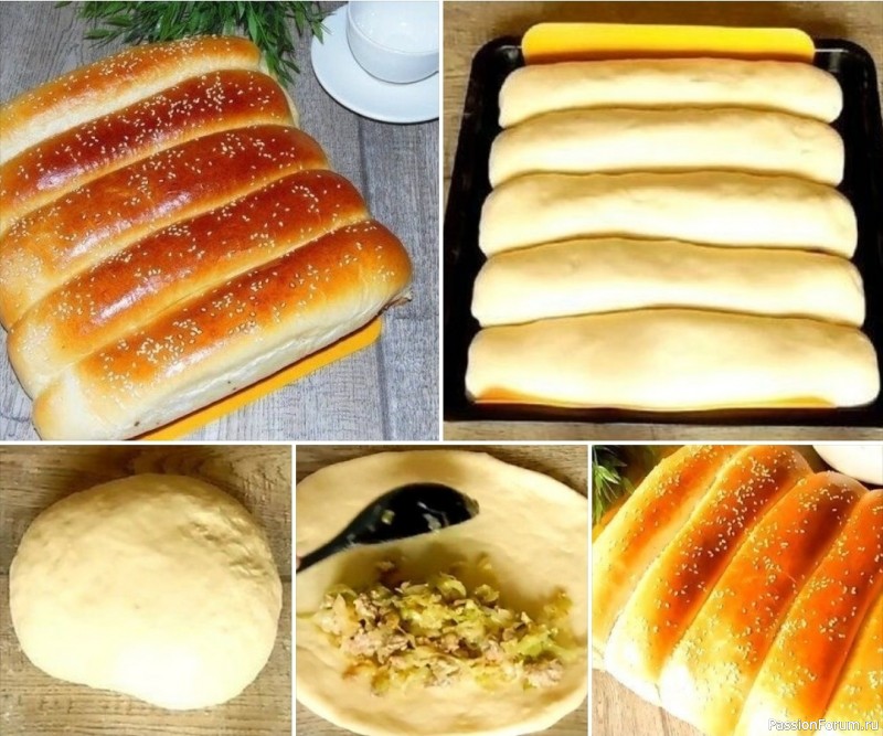 Пирог "Разборник" с капустой